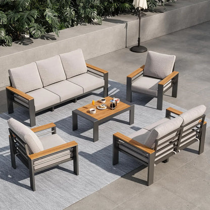 Outdoor Sectional with Coffee Table