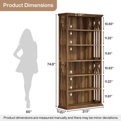 6-Tier Bookshelf