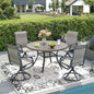 5 Pieces Outdoor Patio Dining Set