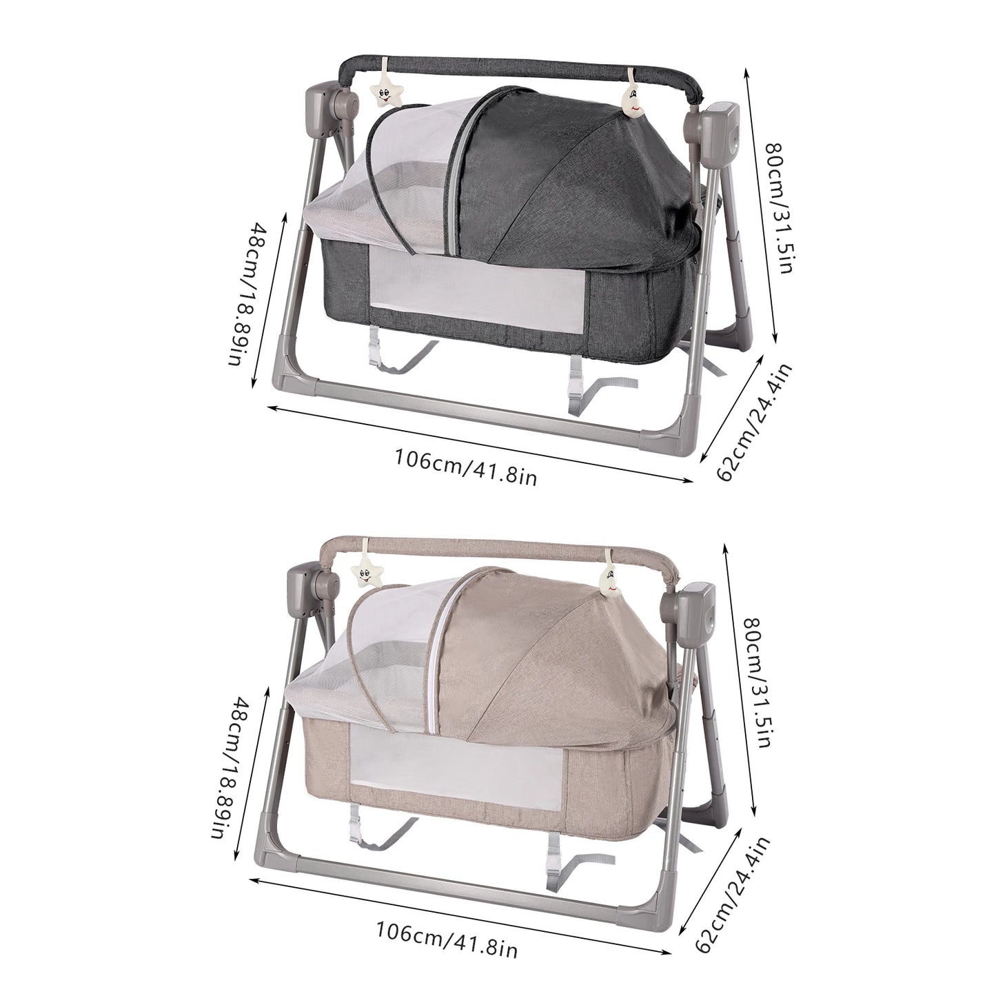 Cradle Baby Swing Bed