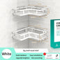 6PCS Double-layer Stainless Steel Corner Shelf