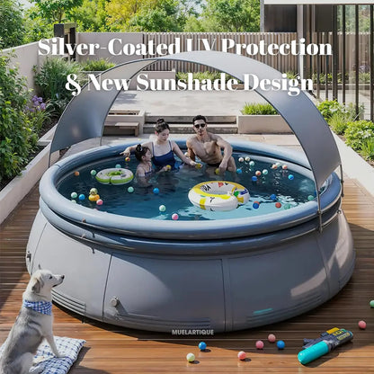 Inflatable Pool with Canopy