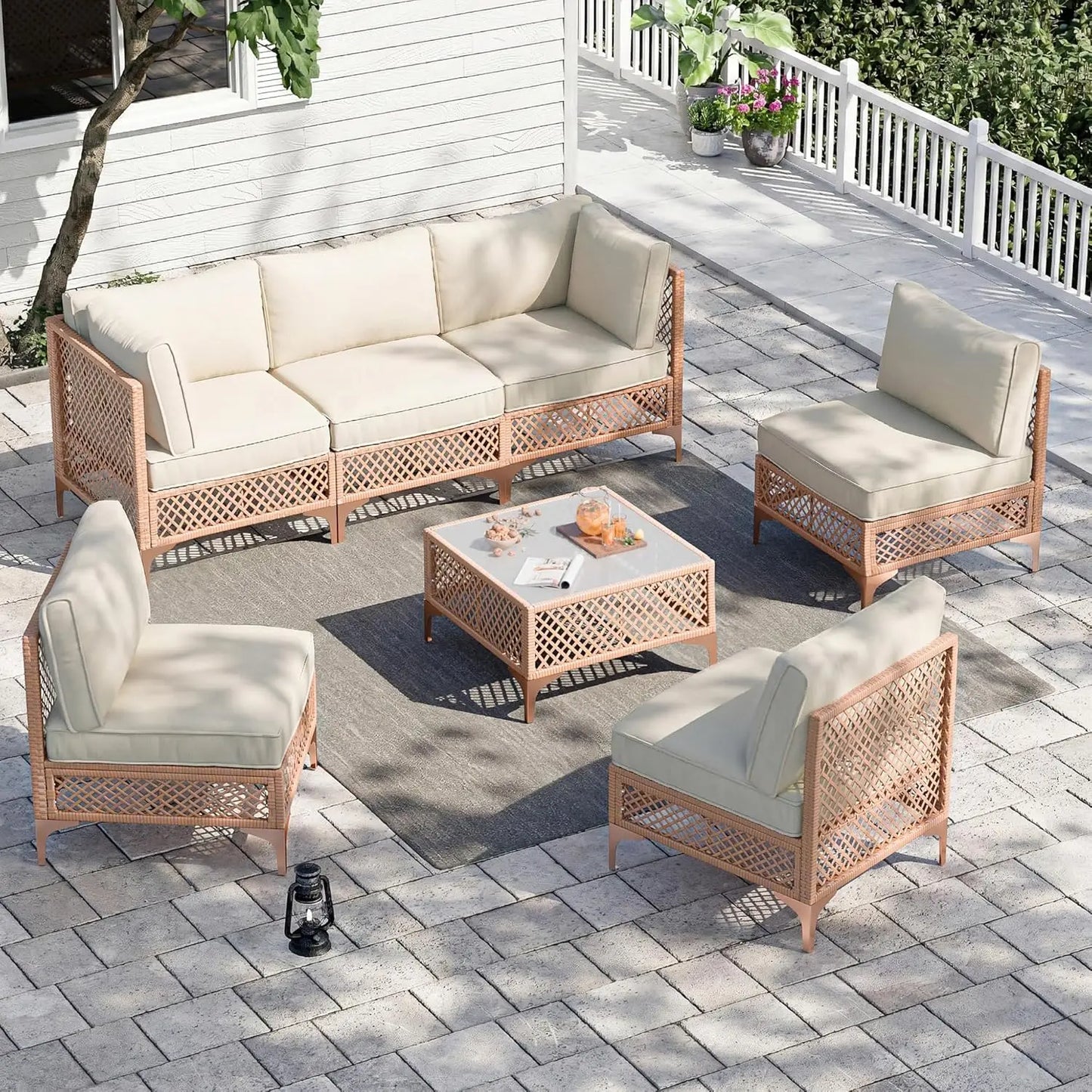 7 Piece Patio Conversation Set