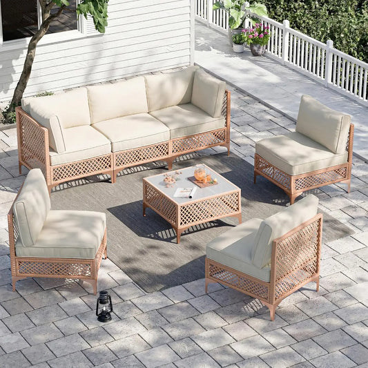 7 Piece Patio Conversation Set