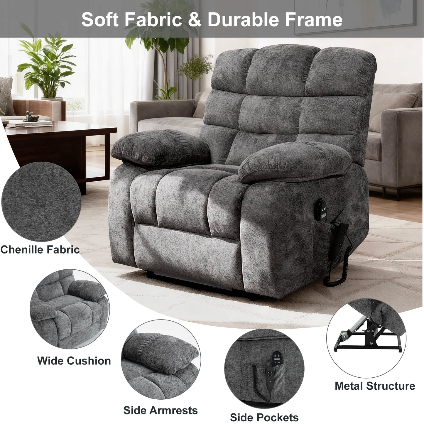 Recliner Chair Power Lift