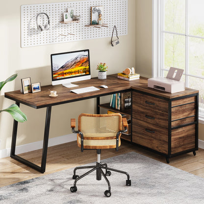 L-Shaped Computer Desk