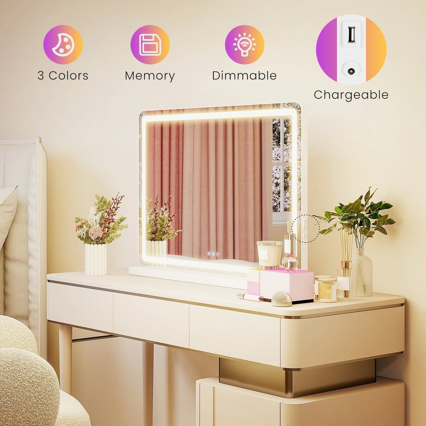 LED Vanity Mirror with Lights