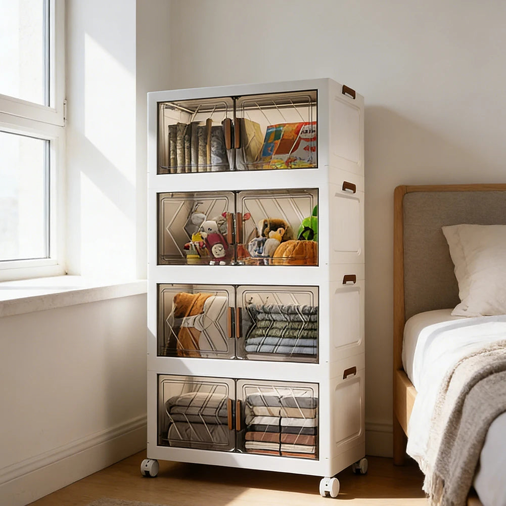 4 Tier Folding Storage Boxes