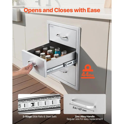 Stainless Steel Modular Drawer Cabinet