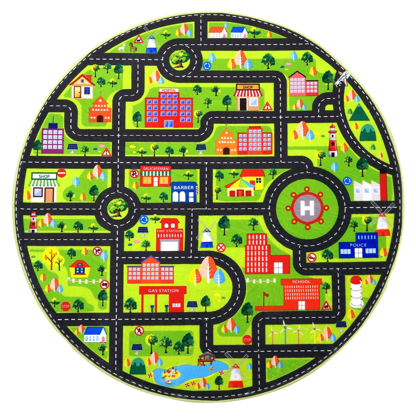 City Life Road Rug
