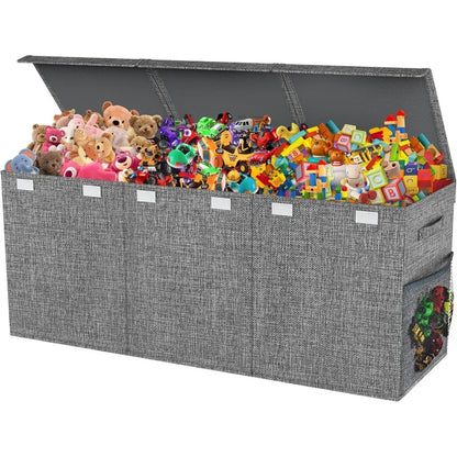 Extra Large Toy Box Chest with Lids