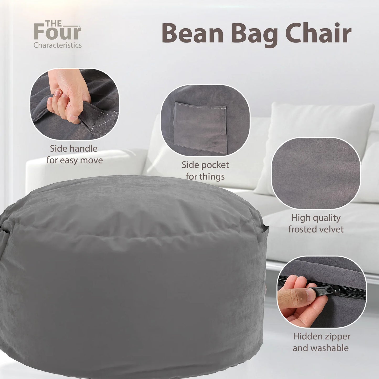 Oversized Bean Bag Chair