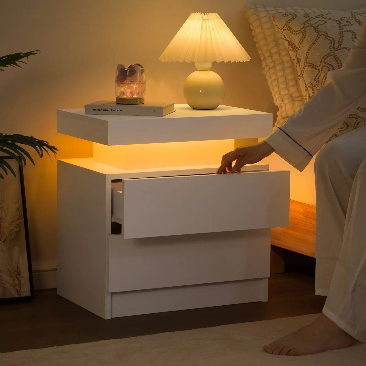 LED Bedside Table