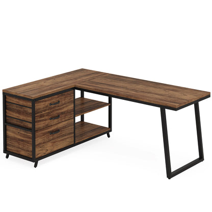 L-Shaped Computer Desk