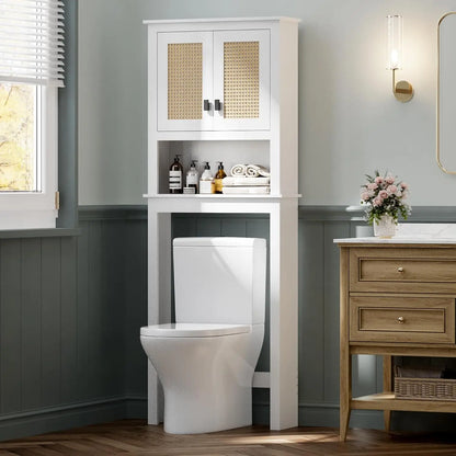 Farmhouse White Storage Cabinet