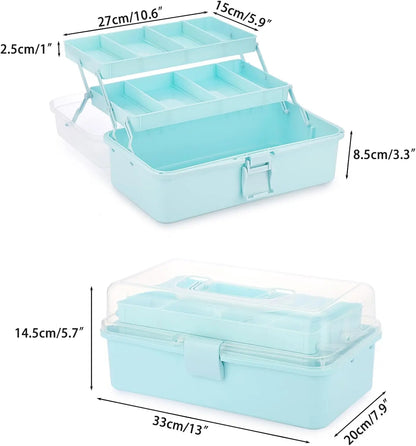 3-Layer Plastic Craft Organizer
