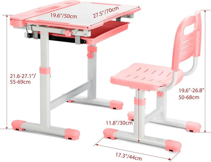 Kids Desk Chair Set