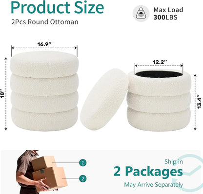 Modern Upholstered Vanity Stool