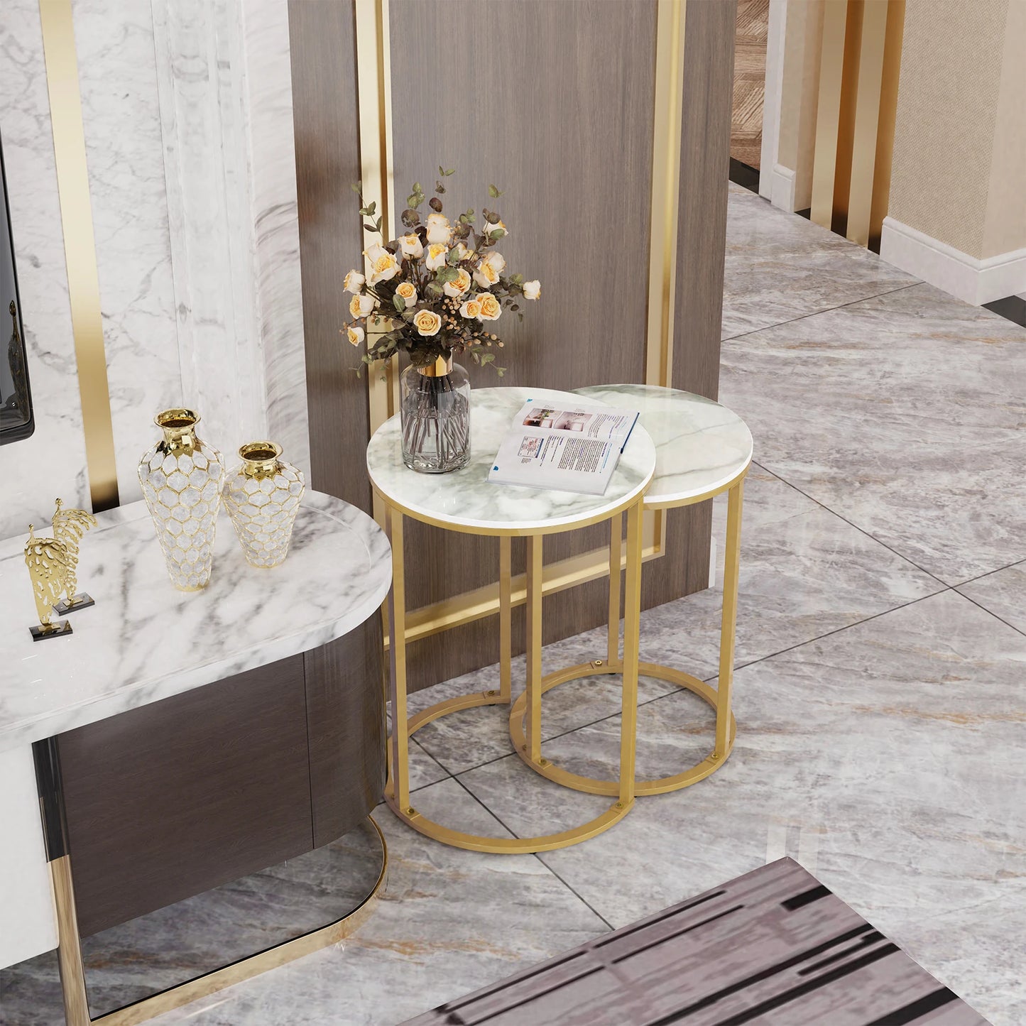 Nesting Set Side Accent Table