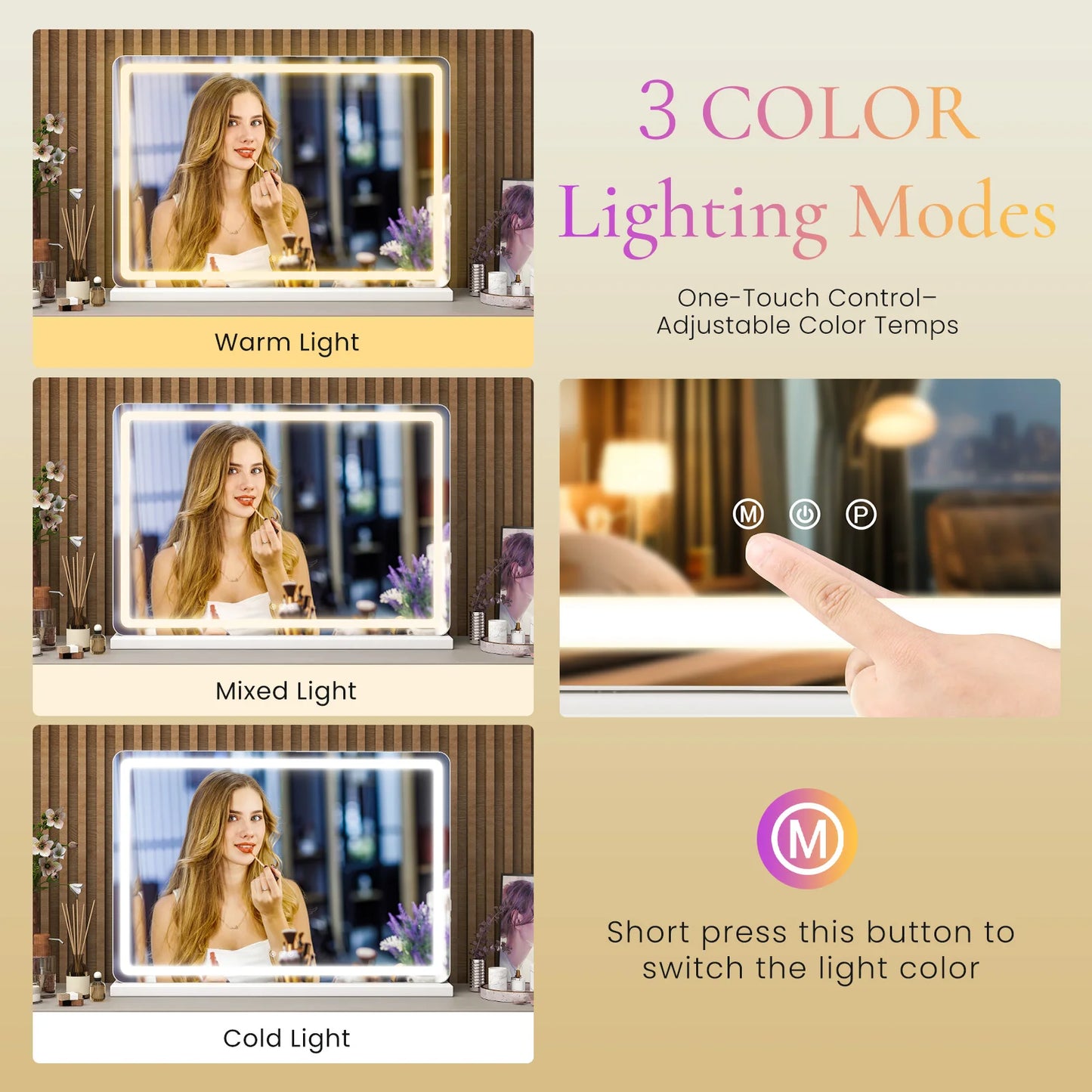 LED Vanity Mirror with Lights