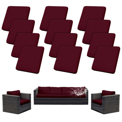 12Pcs Patio Cushion Cover Replacement