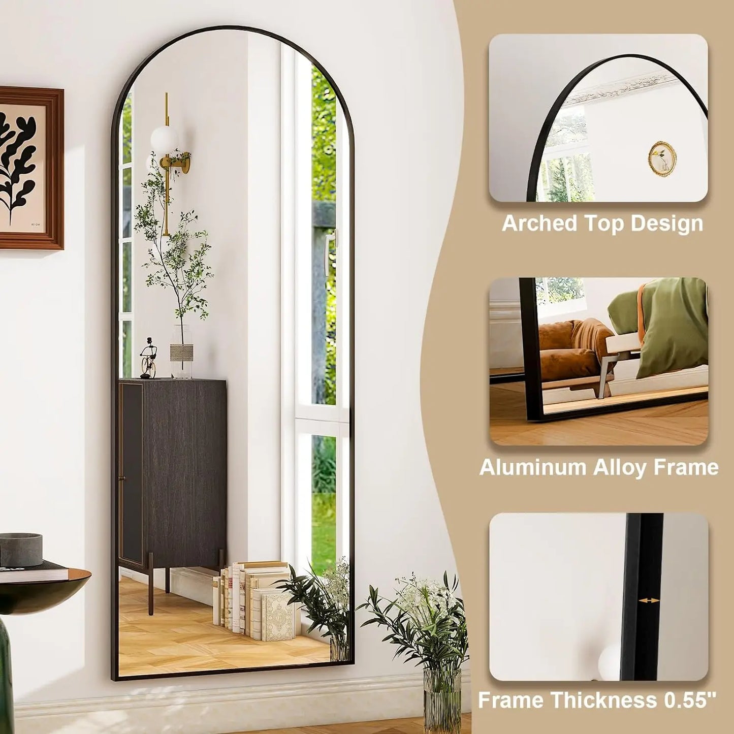 Extra Large Floor Mirrors