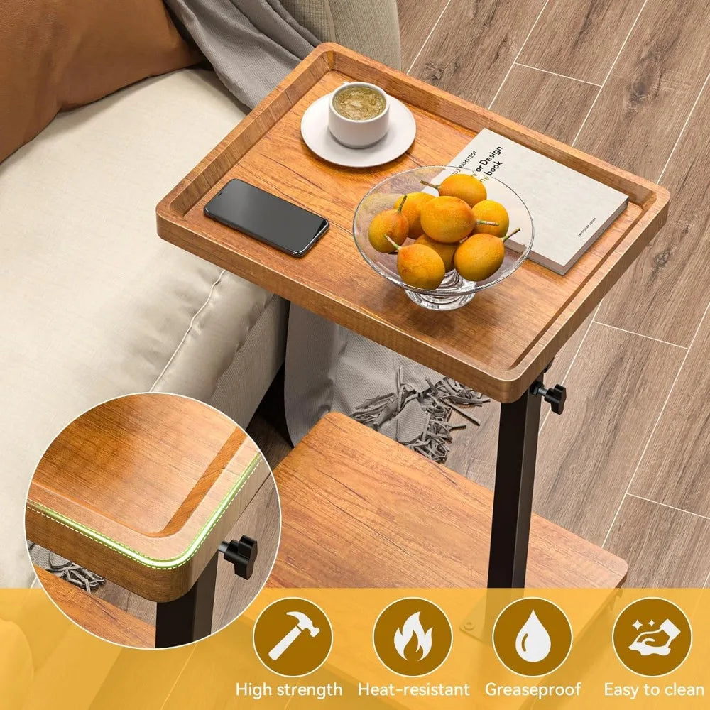 Rolling TV Tray