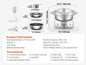 Round Catering Warmer Server