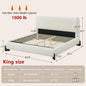 QueenSize Boucle Bed Frame