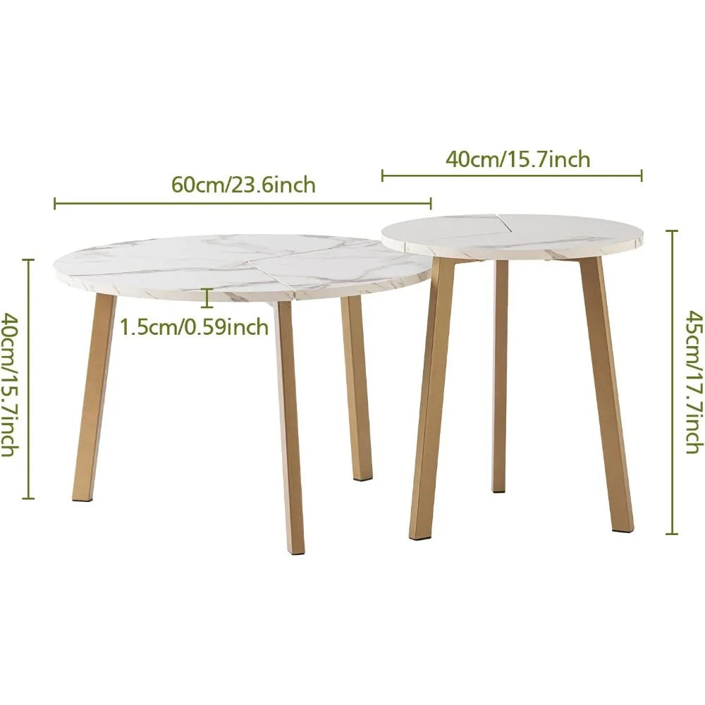 Round Nesting Coffee Table