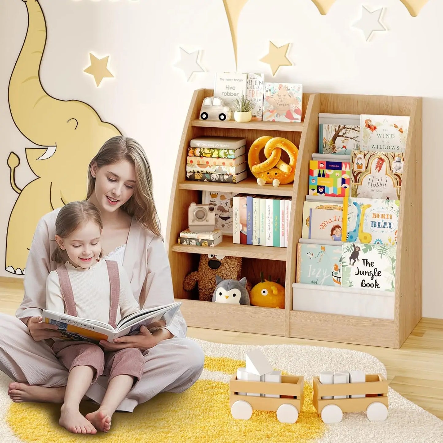 4-Tier Kids Bookcase
