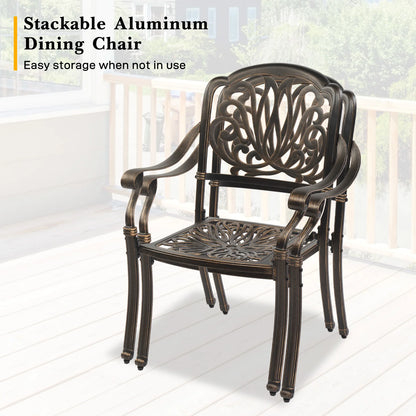 Outdoor Bistro Chairs Antique Bronze