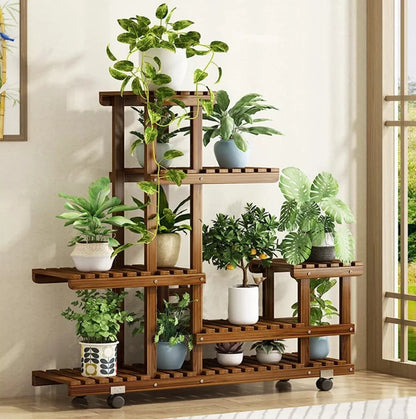 Wood Plant Stand