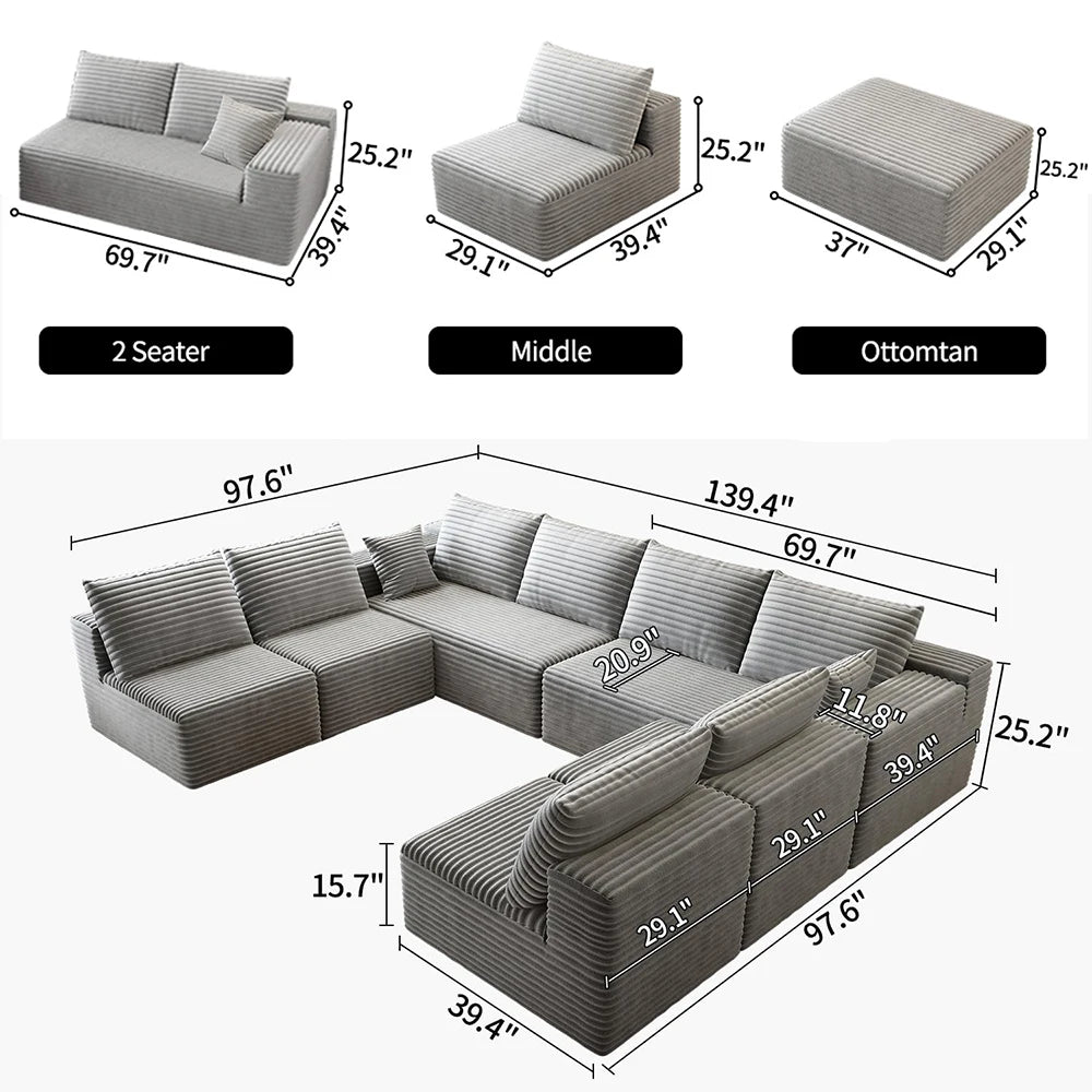 Cloud Module sofa set