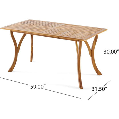 OutdoorDining Table Chair Set