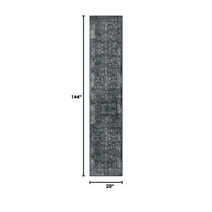 Black Vintage Carpet Runners