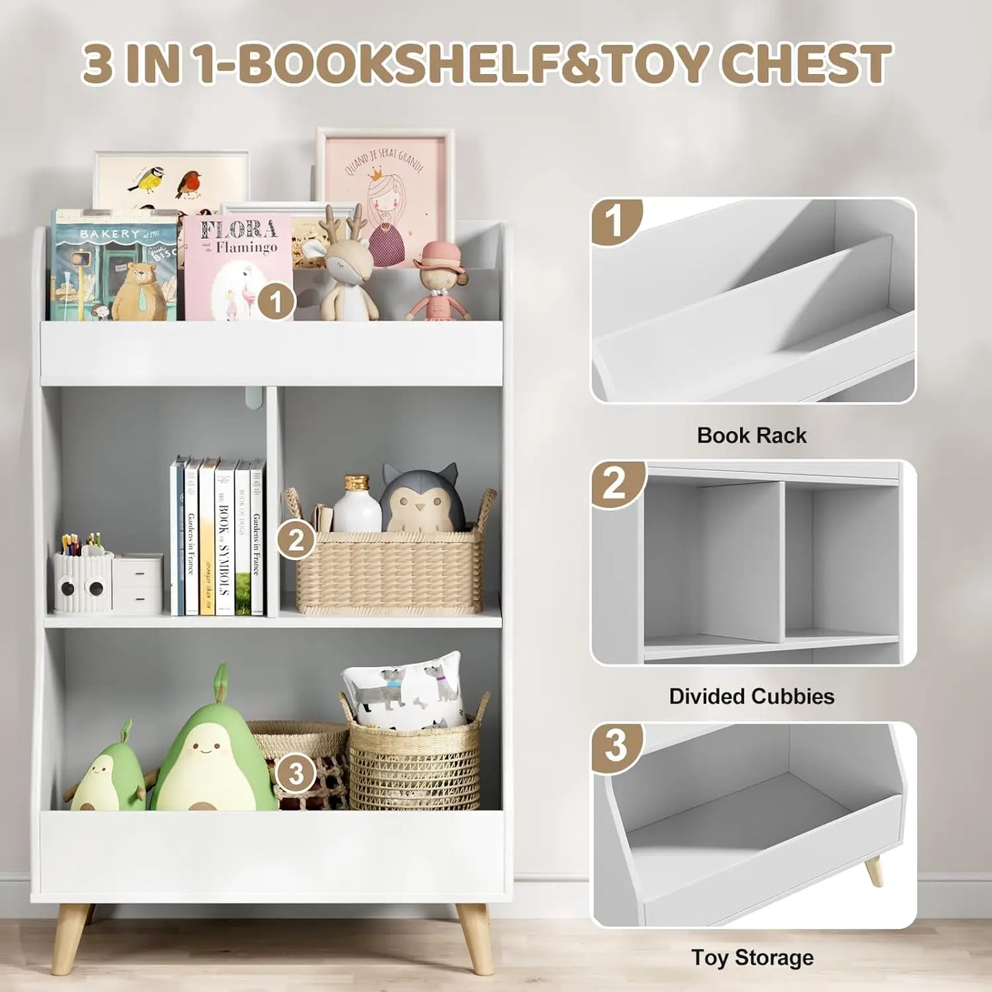 Children's Wooden Storage Unit