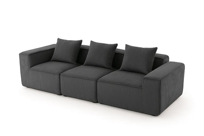 Sectional boneless Couch withModern Sofa with  Upholstered Couches for Room
