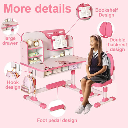Kids Desk and Chair Set