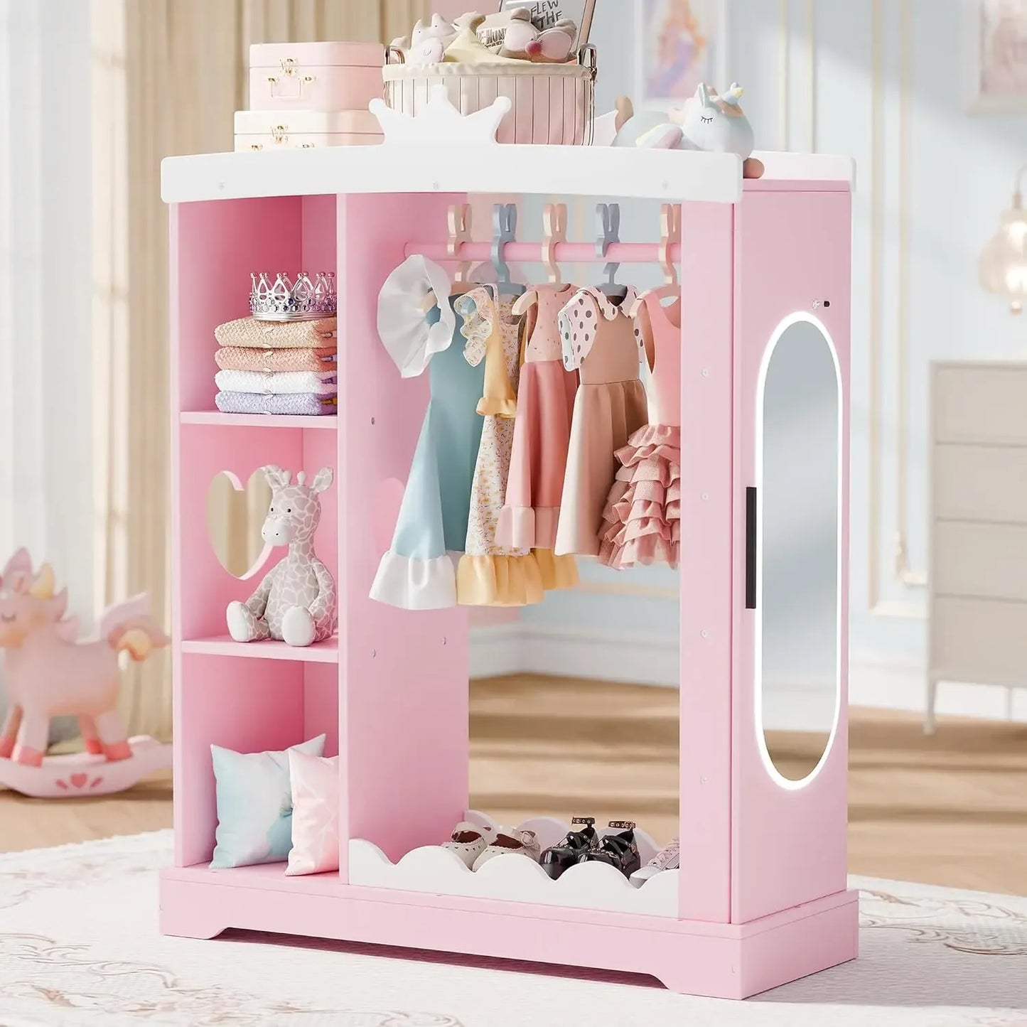 "Kids Closet with Jewelry Cabinet