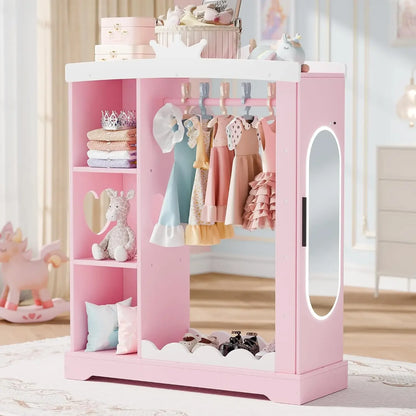 "Kids Closet with Jewelry Cabinet