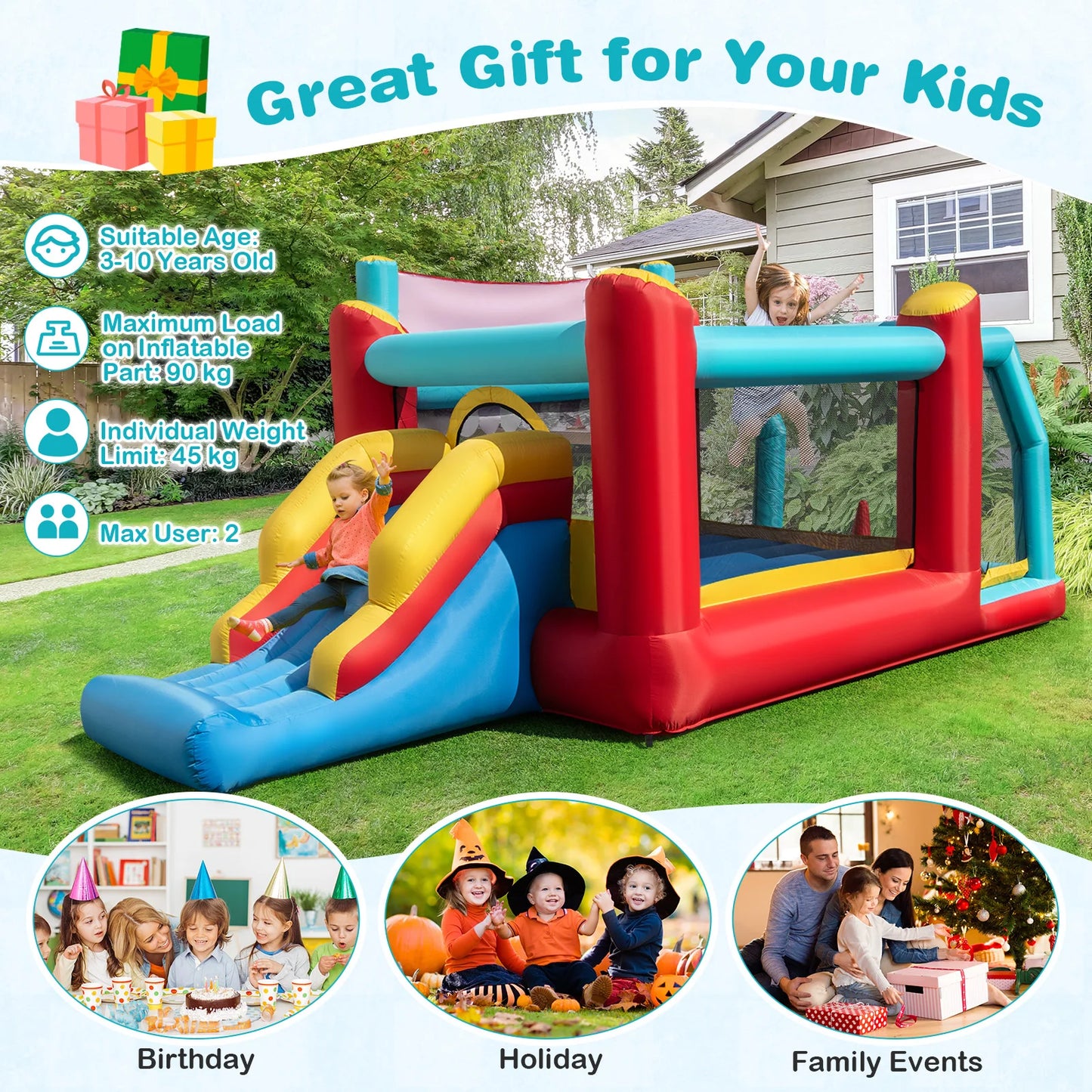 Ice Cream Jumping Castle