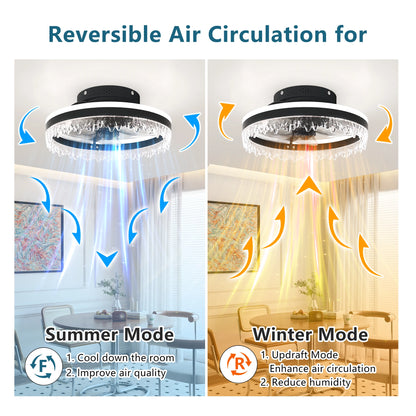 LED Ceiling Fan with Light