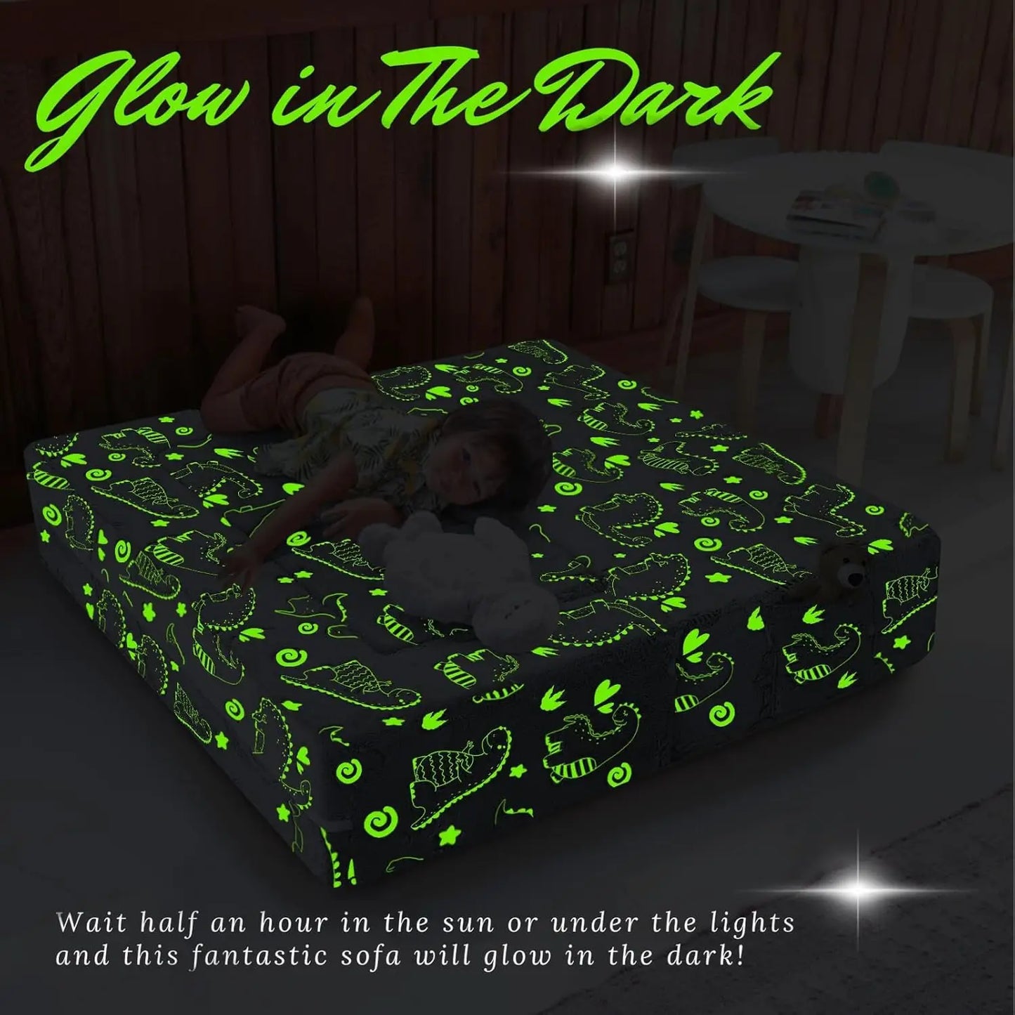 Dinosaur Modular Kids Play Couch Set