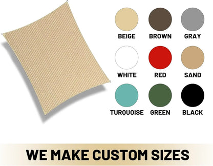 Gray Sun Shade Sail Canopy