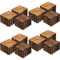 108pcs Hardwood Interlocking Patio Deck Tiles