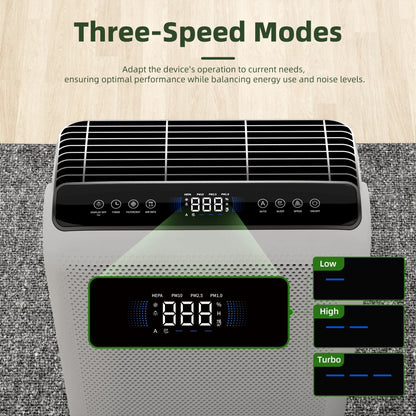 Touch Control Air Purifier 3 Speed