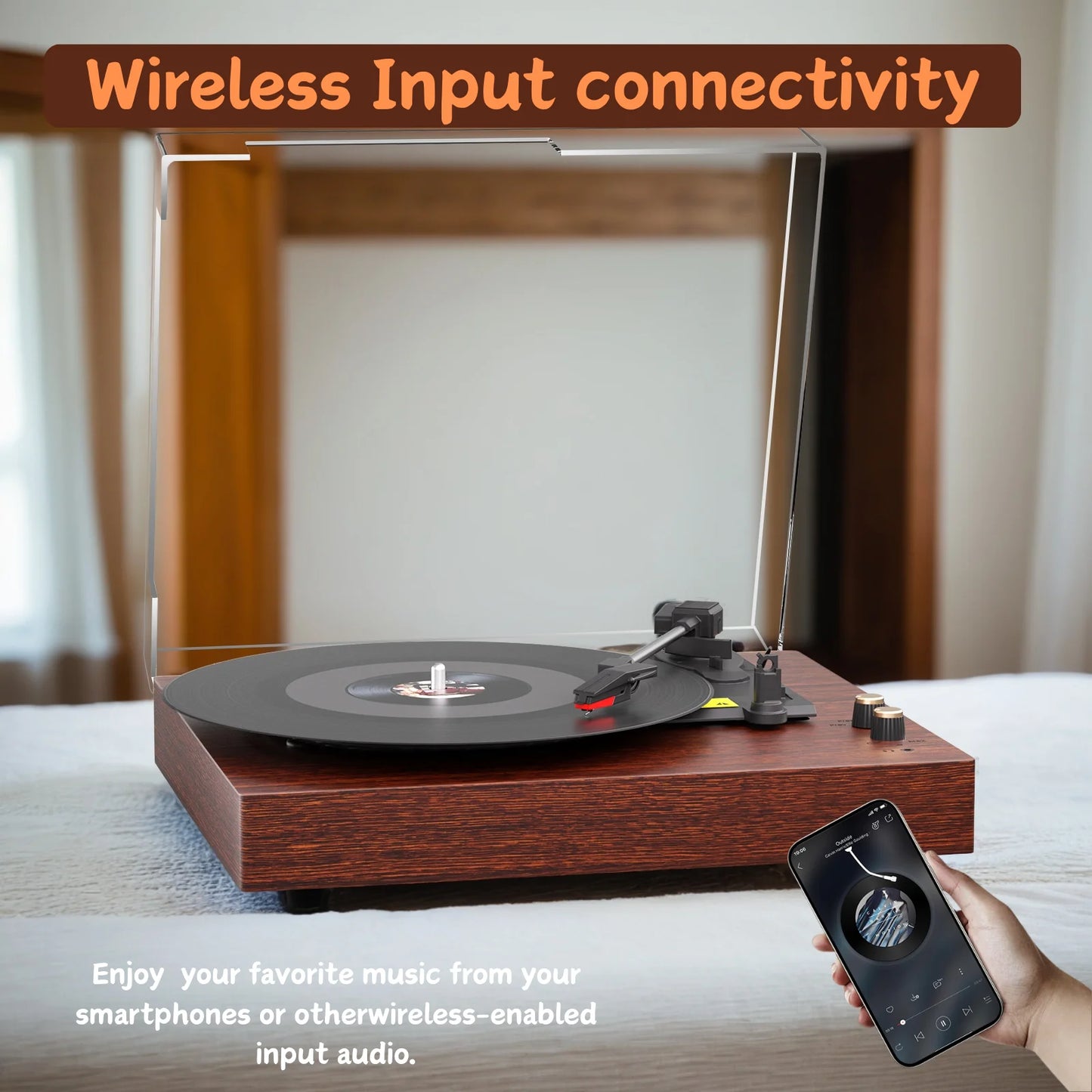 Record Player Vinyl Spinner