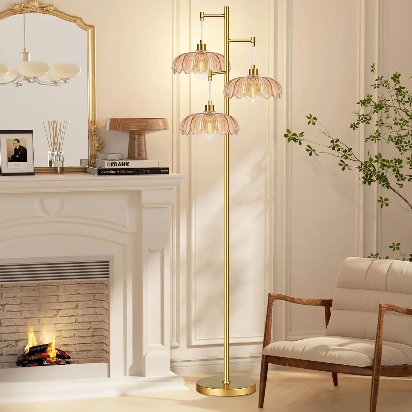Gold Modern Floor Lamp