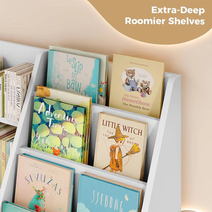 Kids Wooden Bookshelf